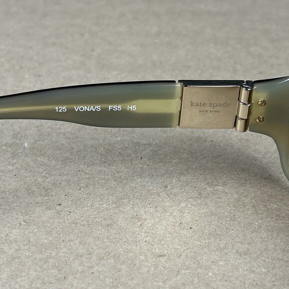Kate Spade Sunglasses Frames Only Vons/S 125mm Woodgrain Gold    G151 - Picture 6 of 7
